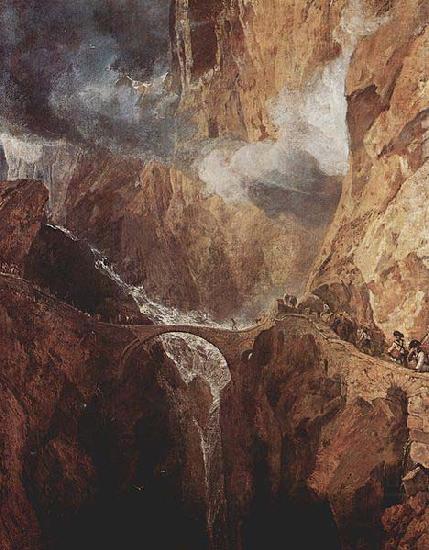 Joseph Mallord William Turner Die Teufelsbrocke St. Gotthard china oil painting image